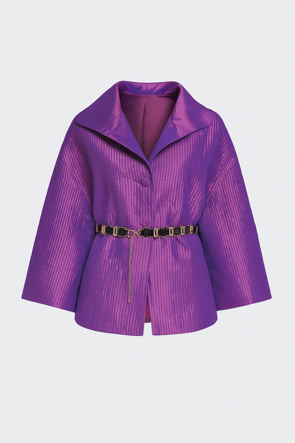 Cape vintage violet-mauve irisée