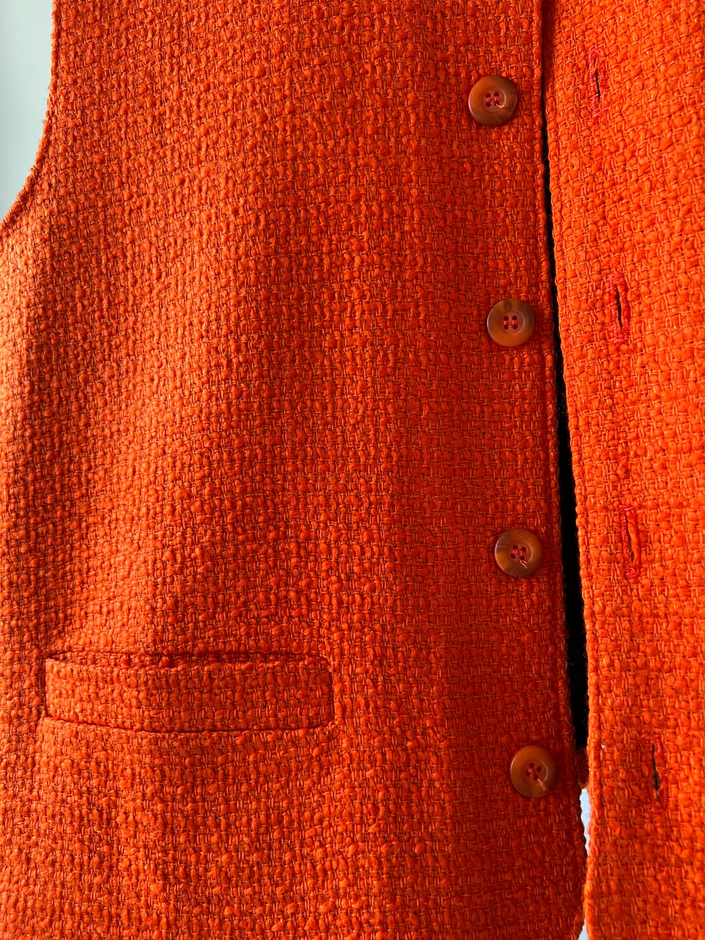 Veste sans manche orange