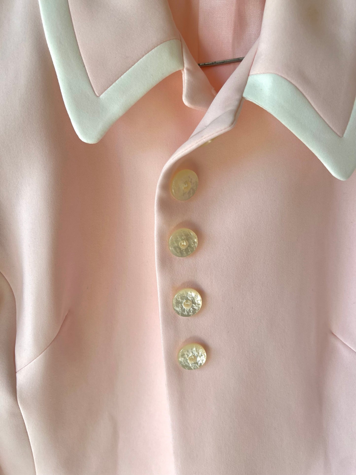 Veste vintage rose pastel chic