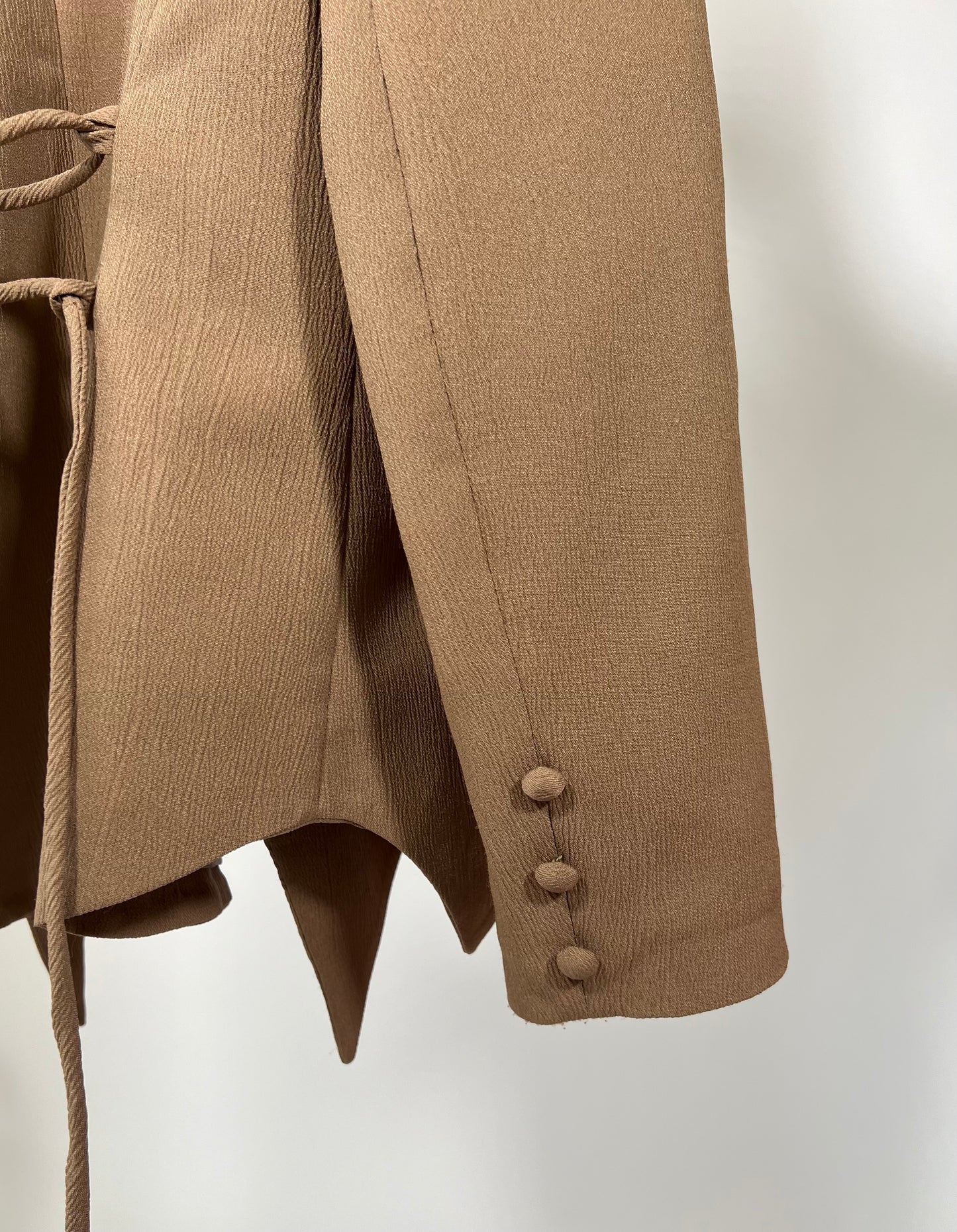 Blazer vintage marron cintré