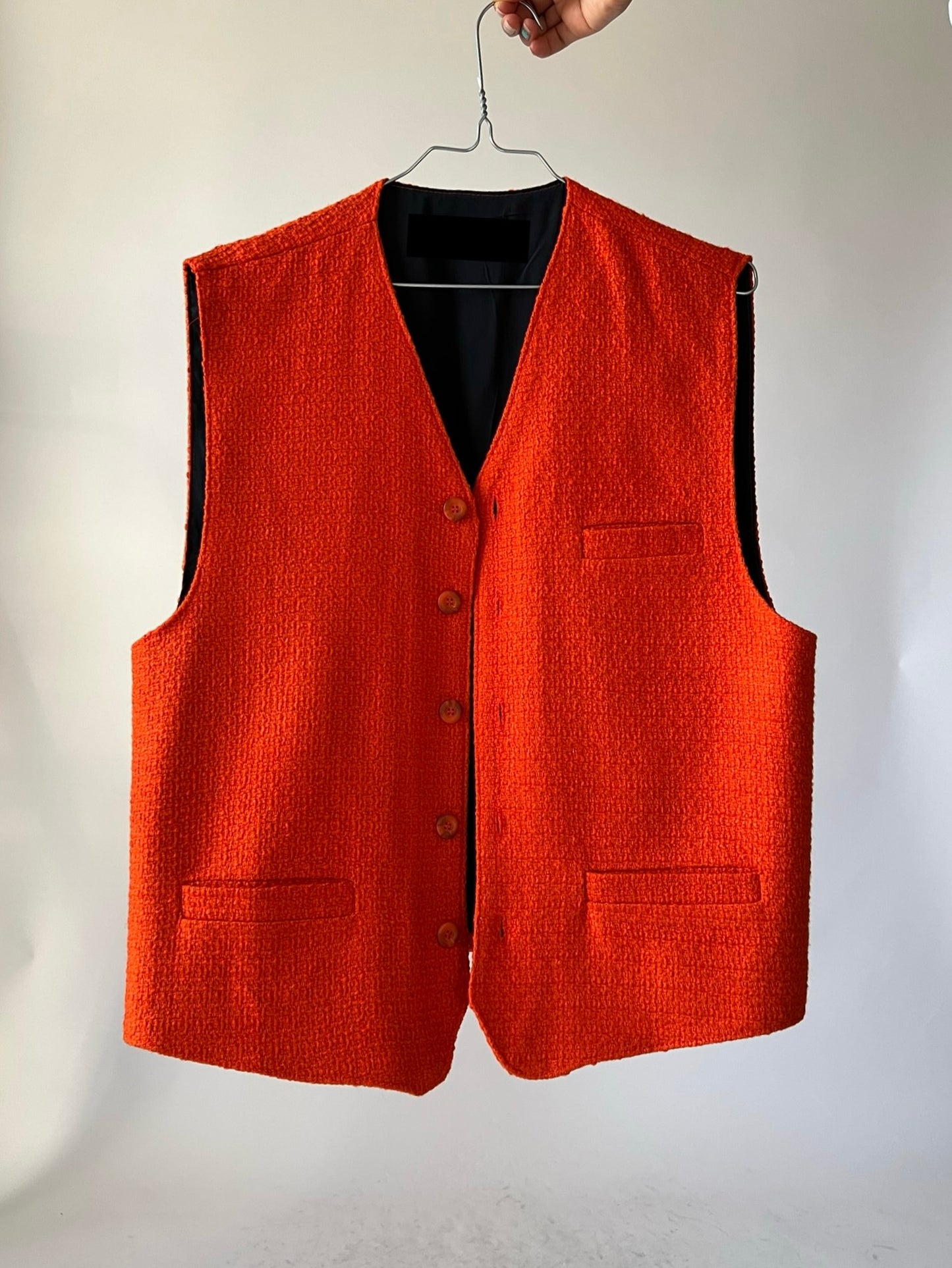 Veste sans manche orange