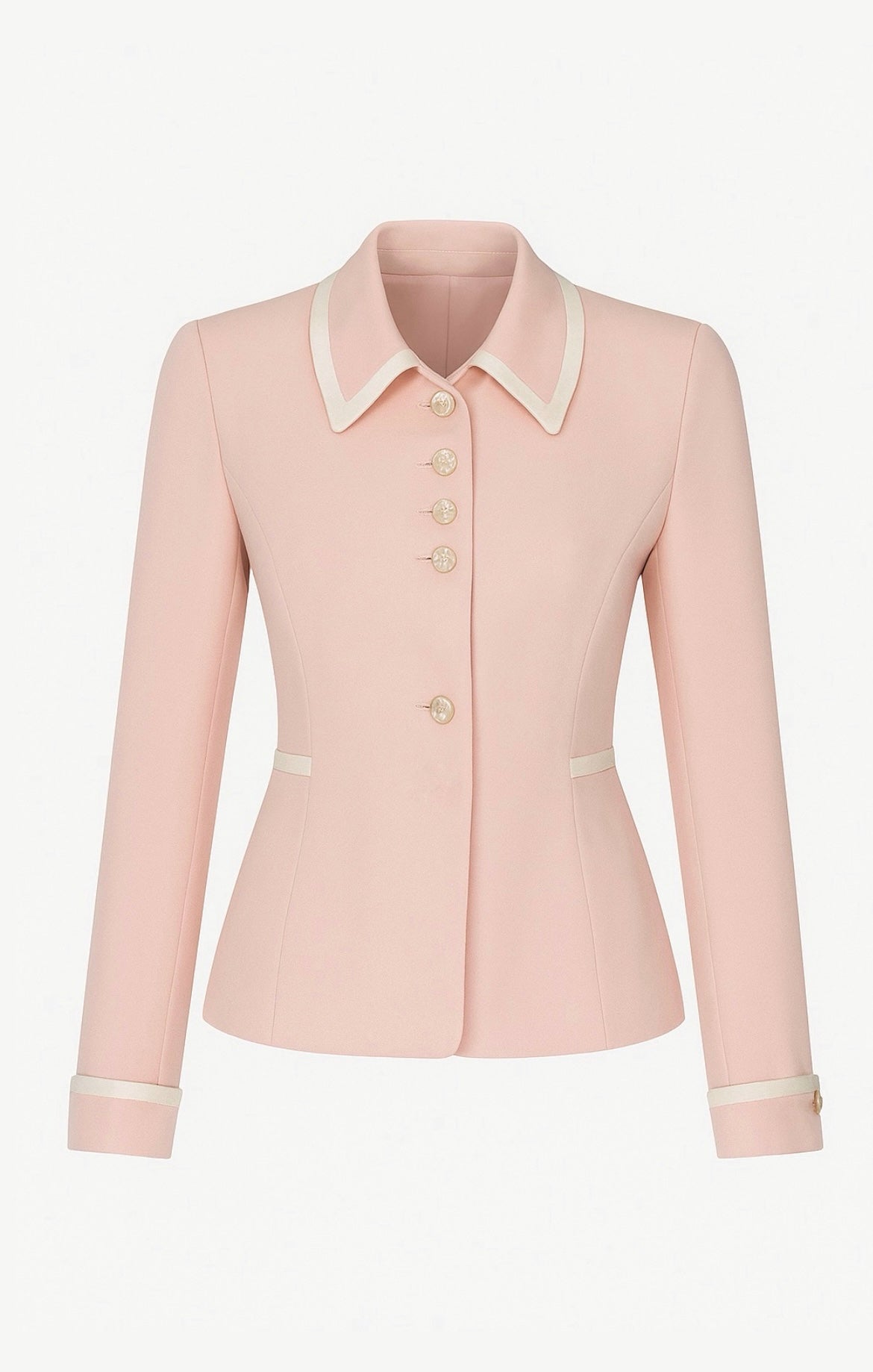 Veste vintage rose pastel chic