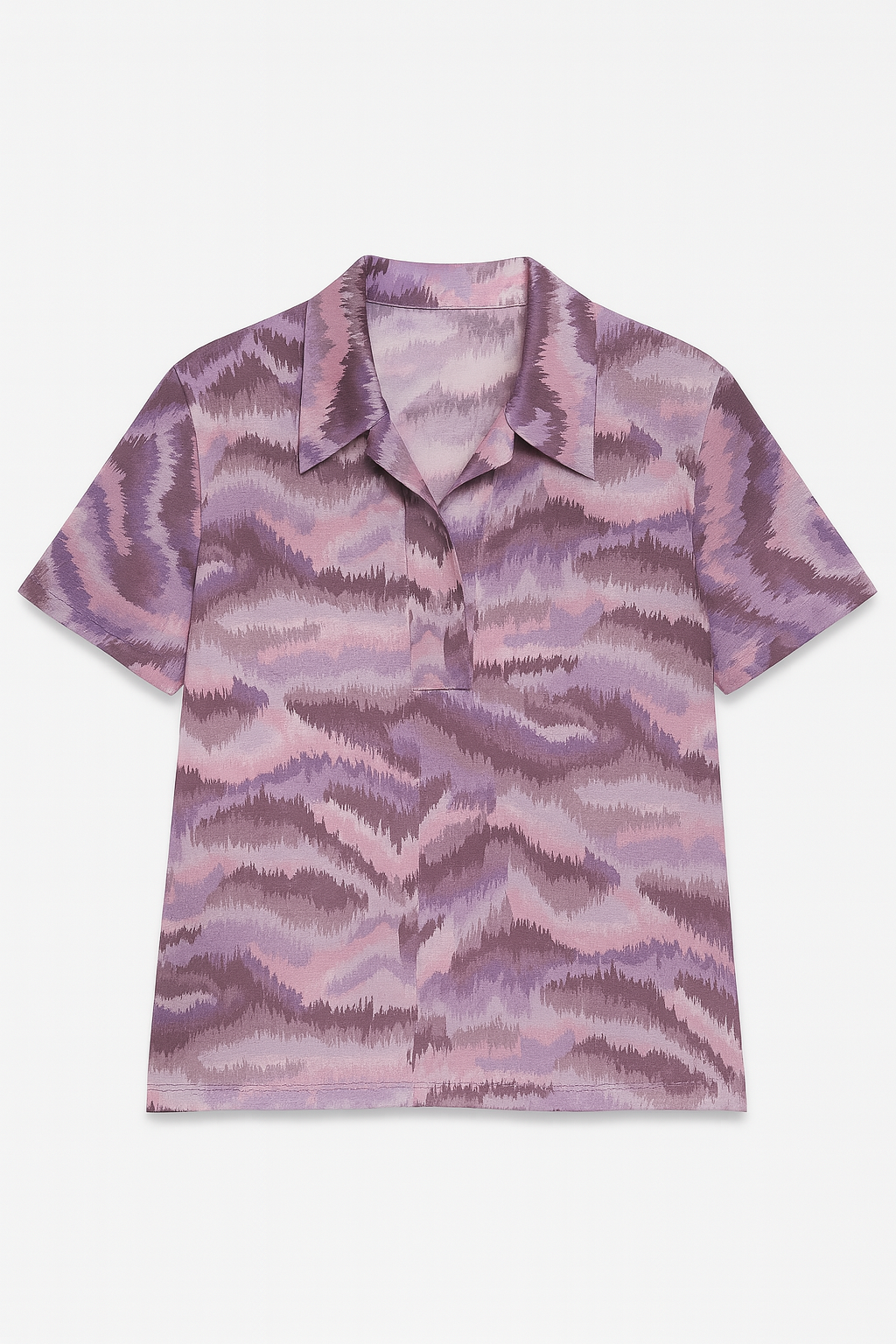 Top violet à motif