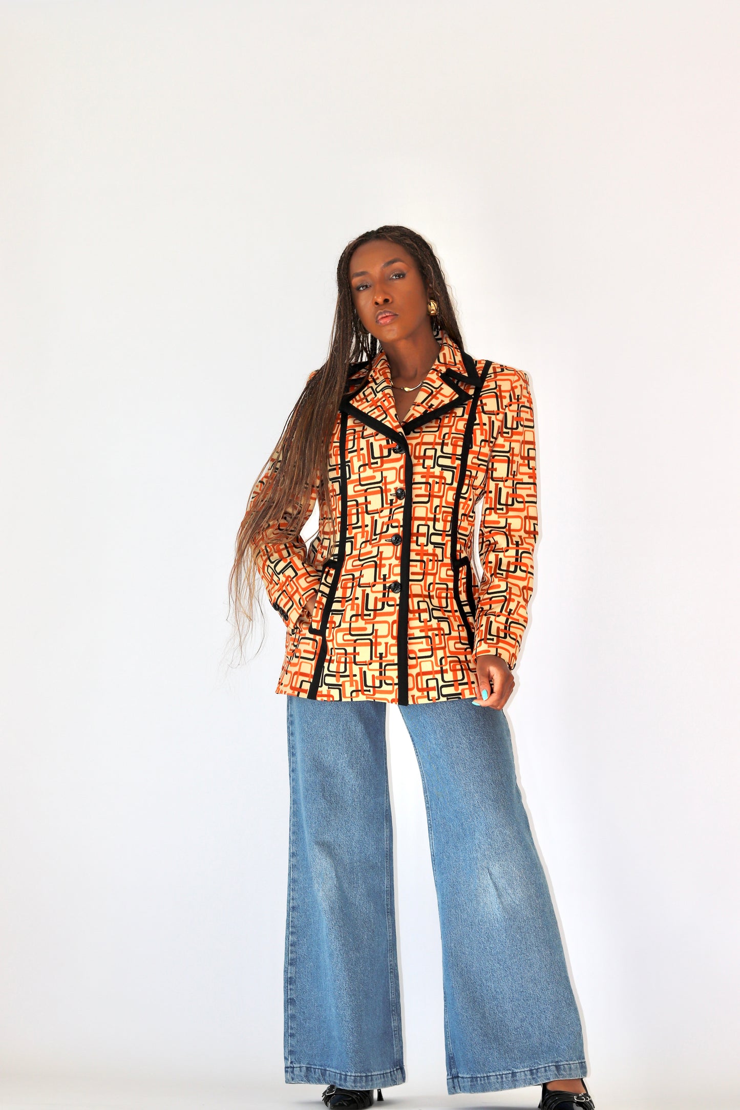 Veste vintage style année 70