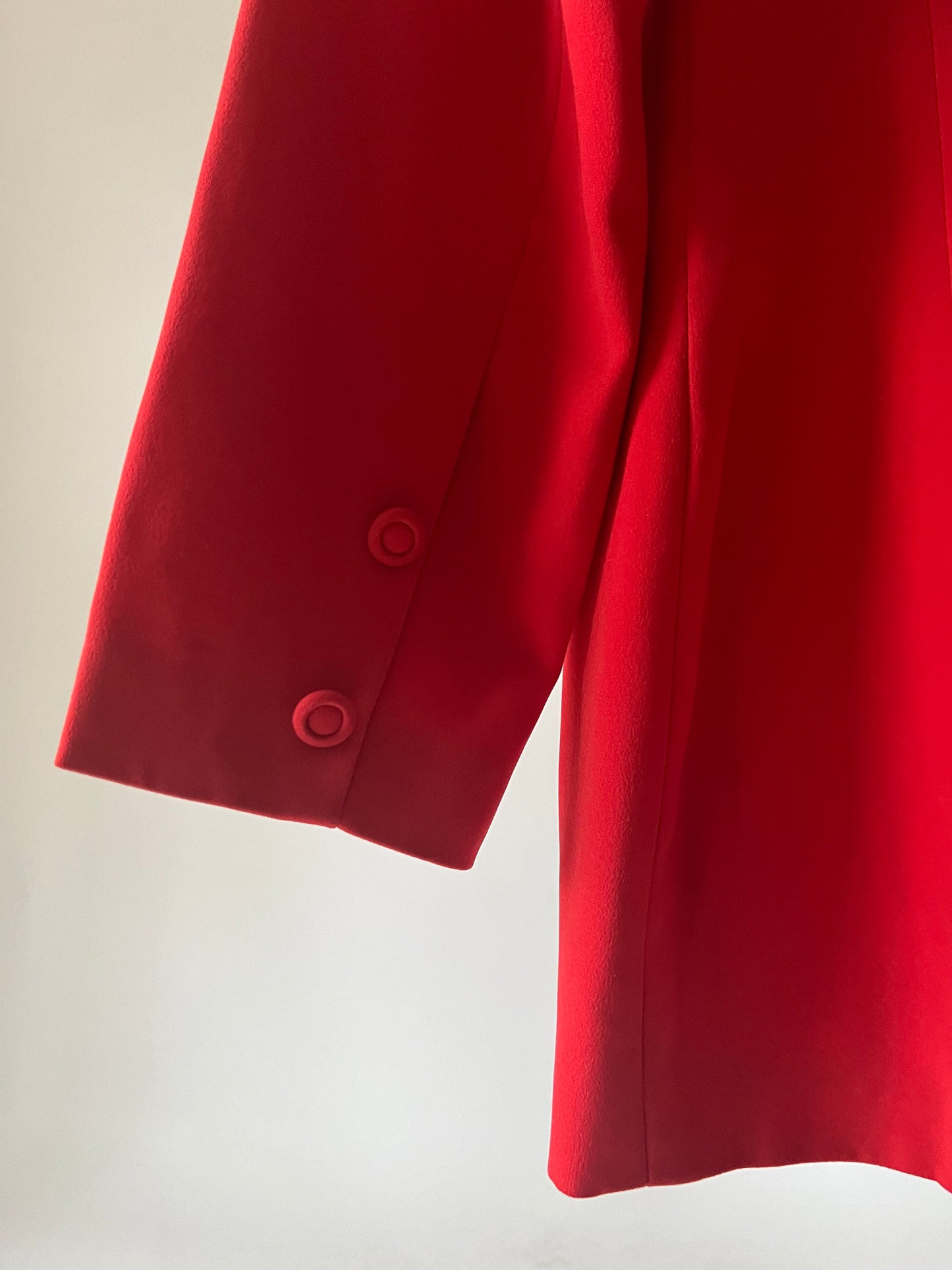 Blazer vintage croisé rouge