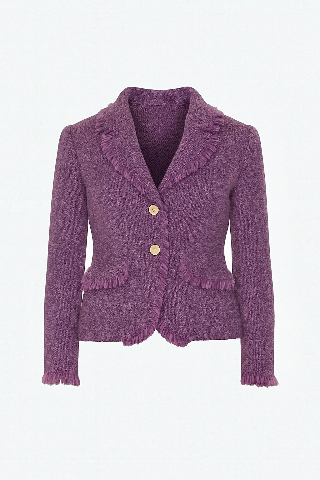 Veste lila en tweed