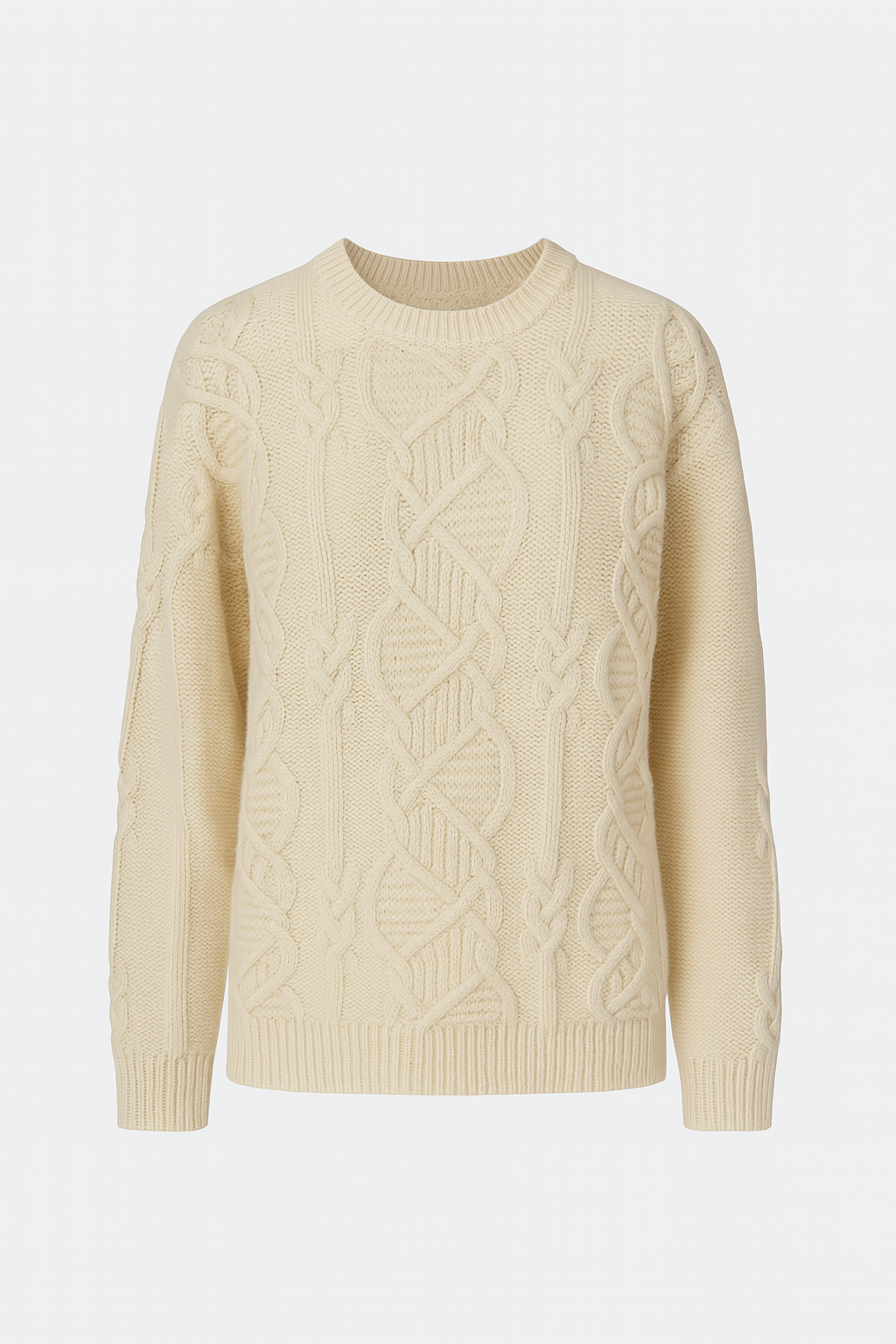 Pull blanc crème