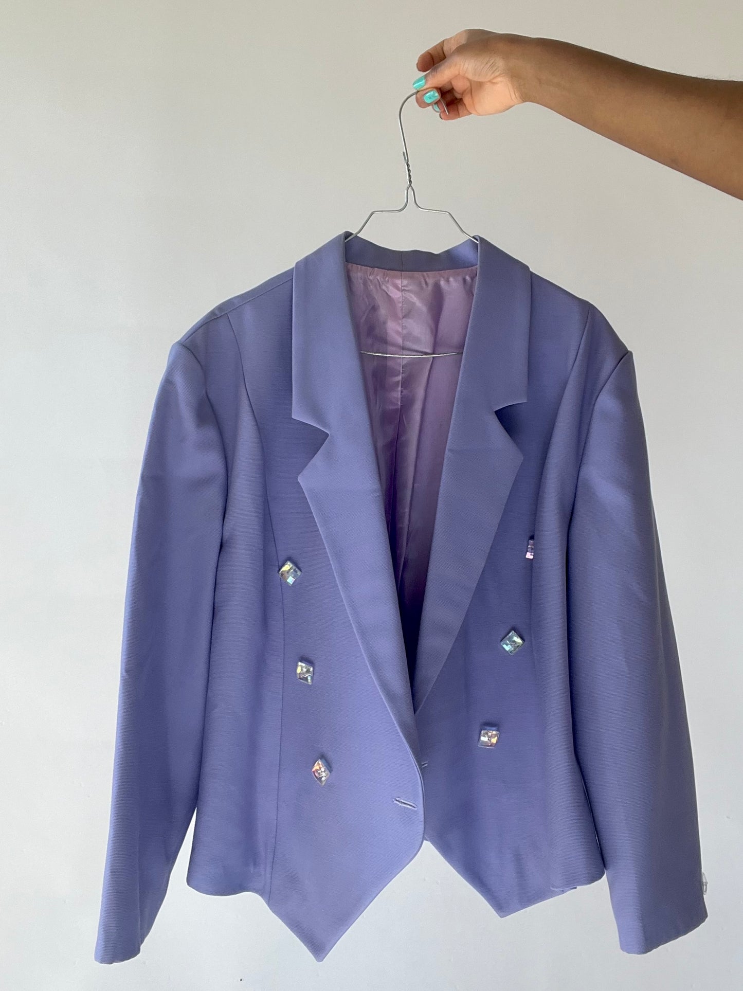 Veste croisé vintage lila