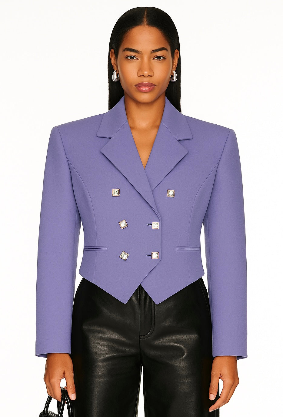 Veste croisé vintage lila