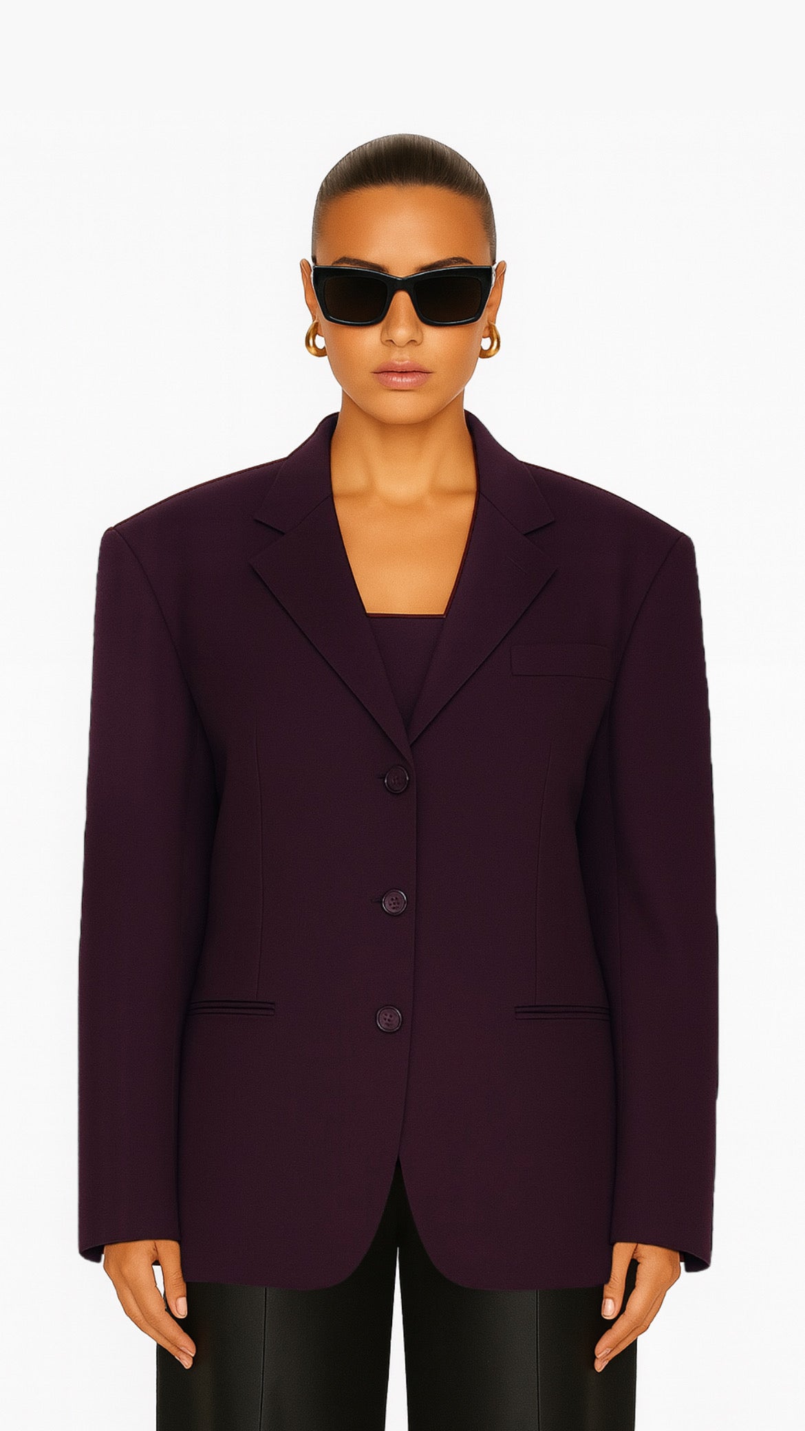 Blazer vintage mauve