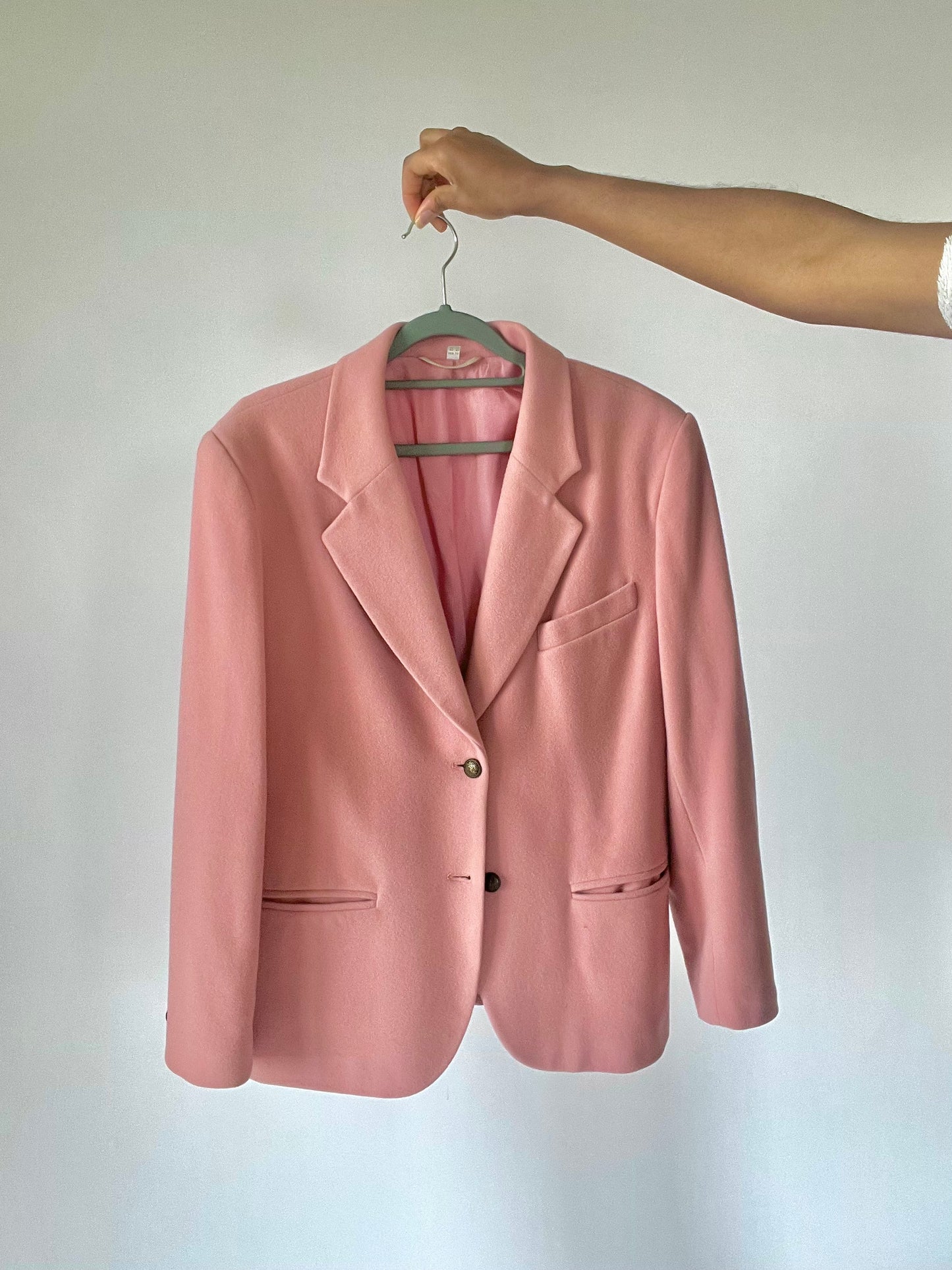 Blazer vintage rose poudré