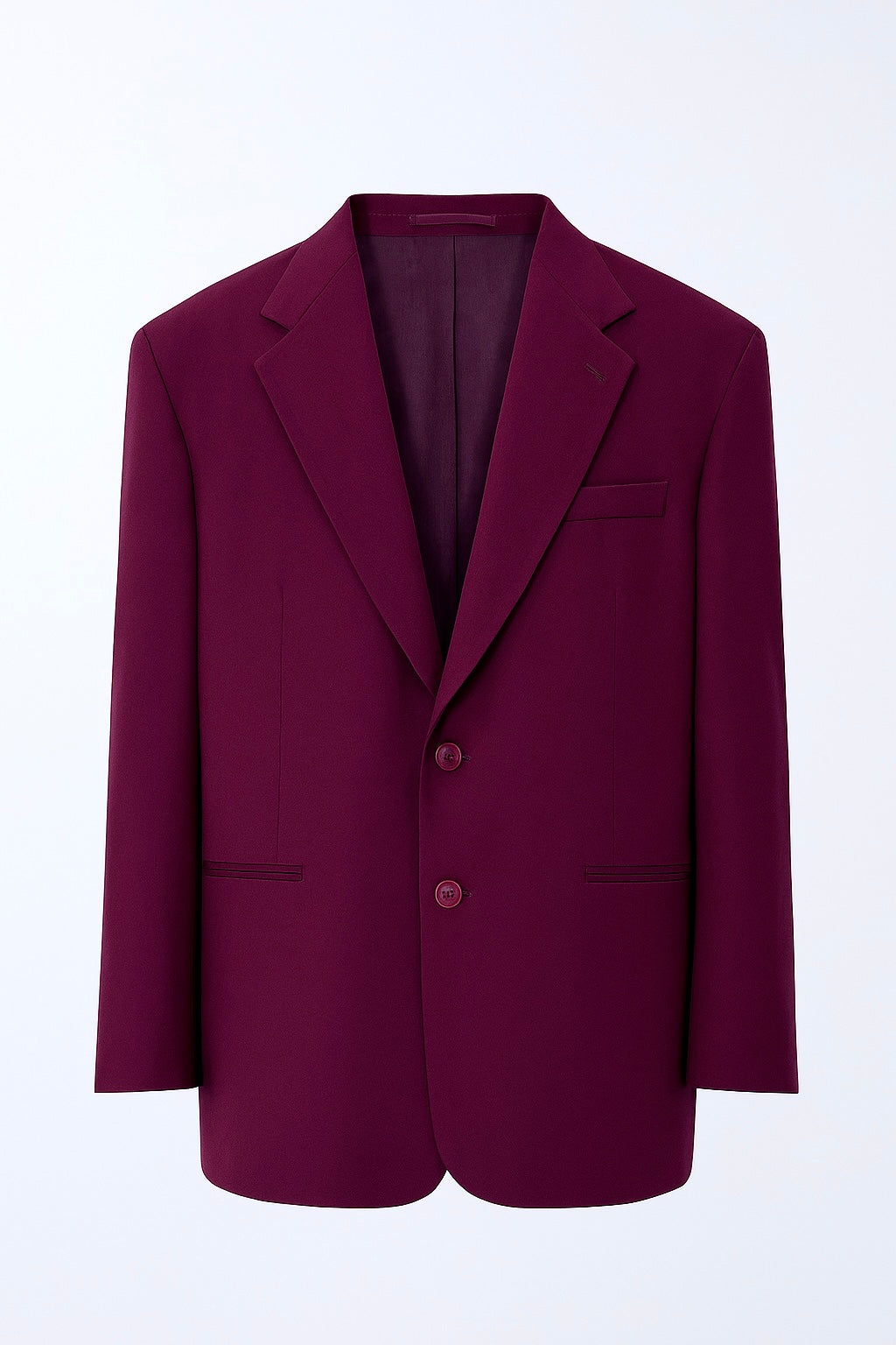 Blazer oversize rouge bordeaux