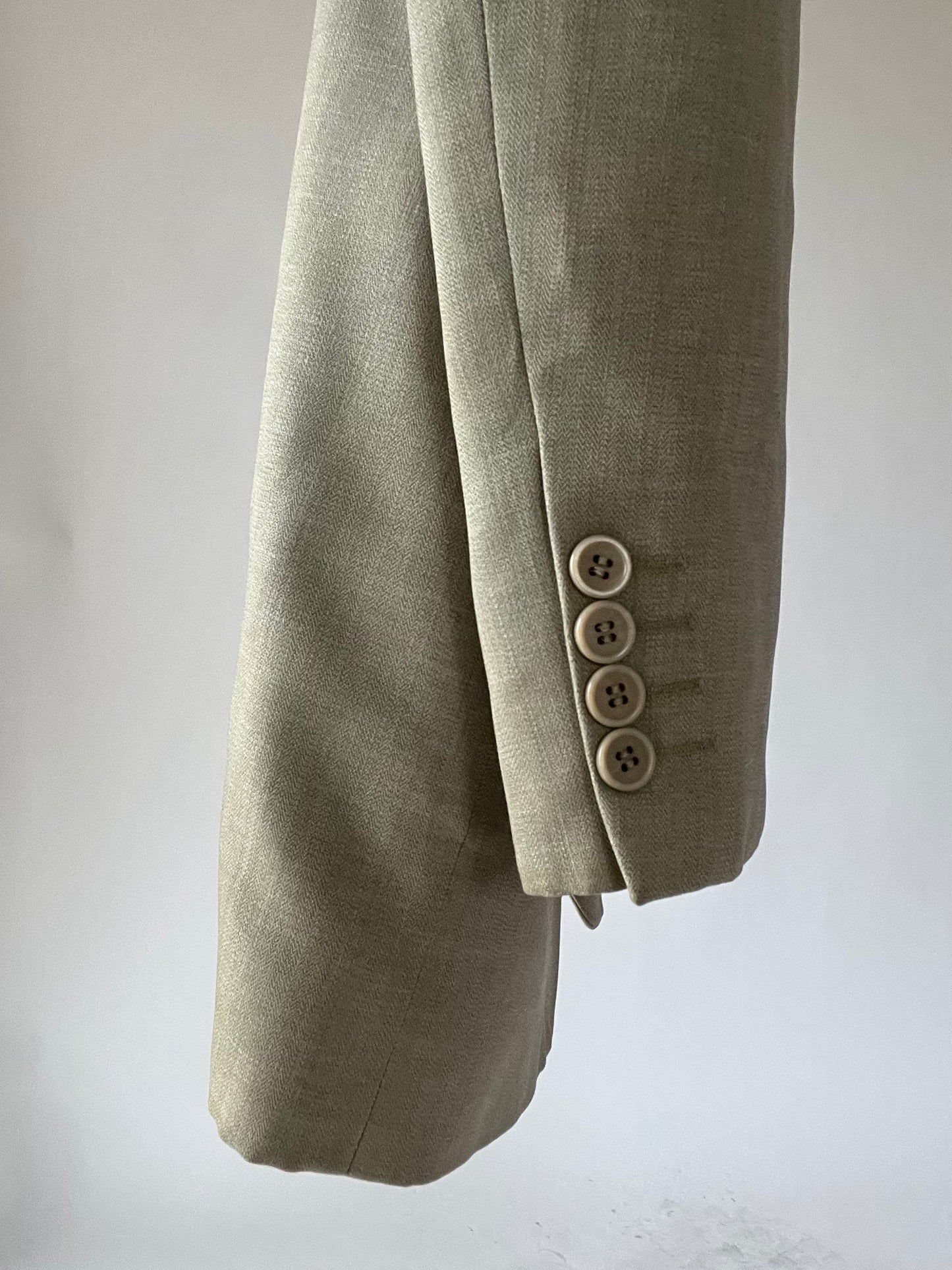 Blazer oversize gris clair