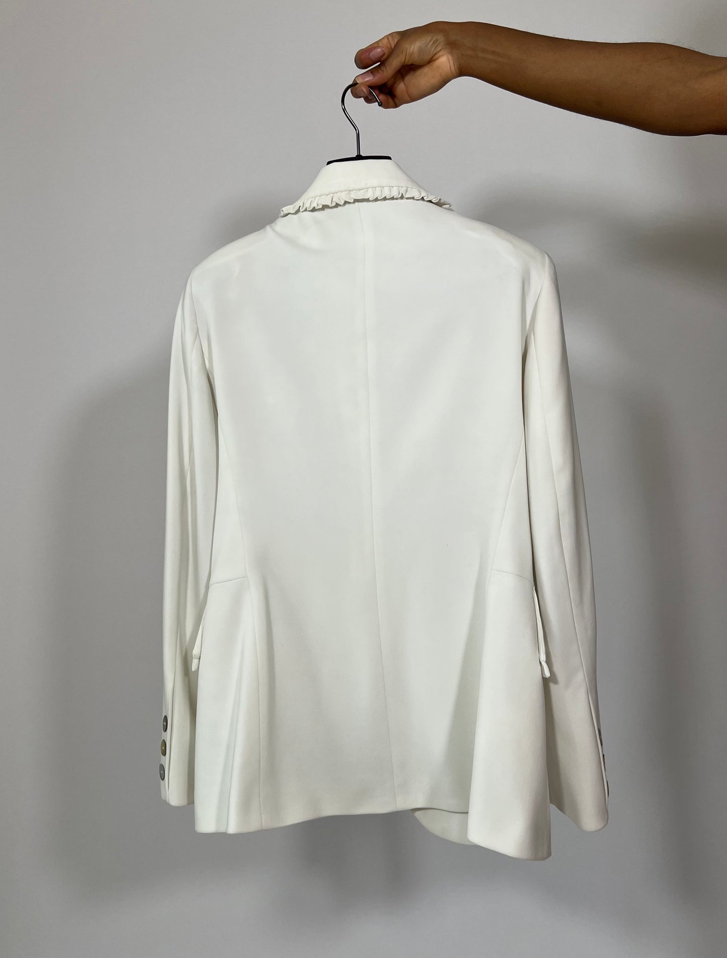 Blazer blanc cintrée