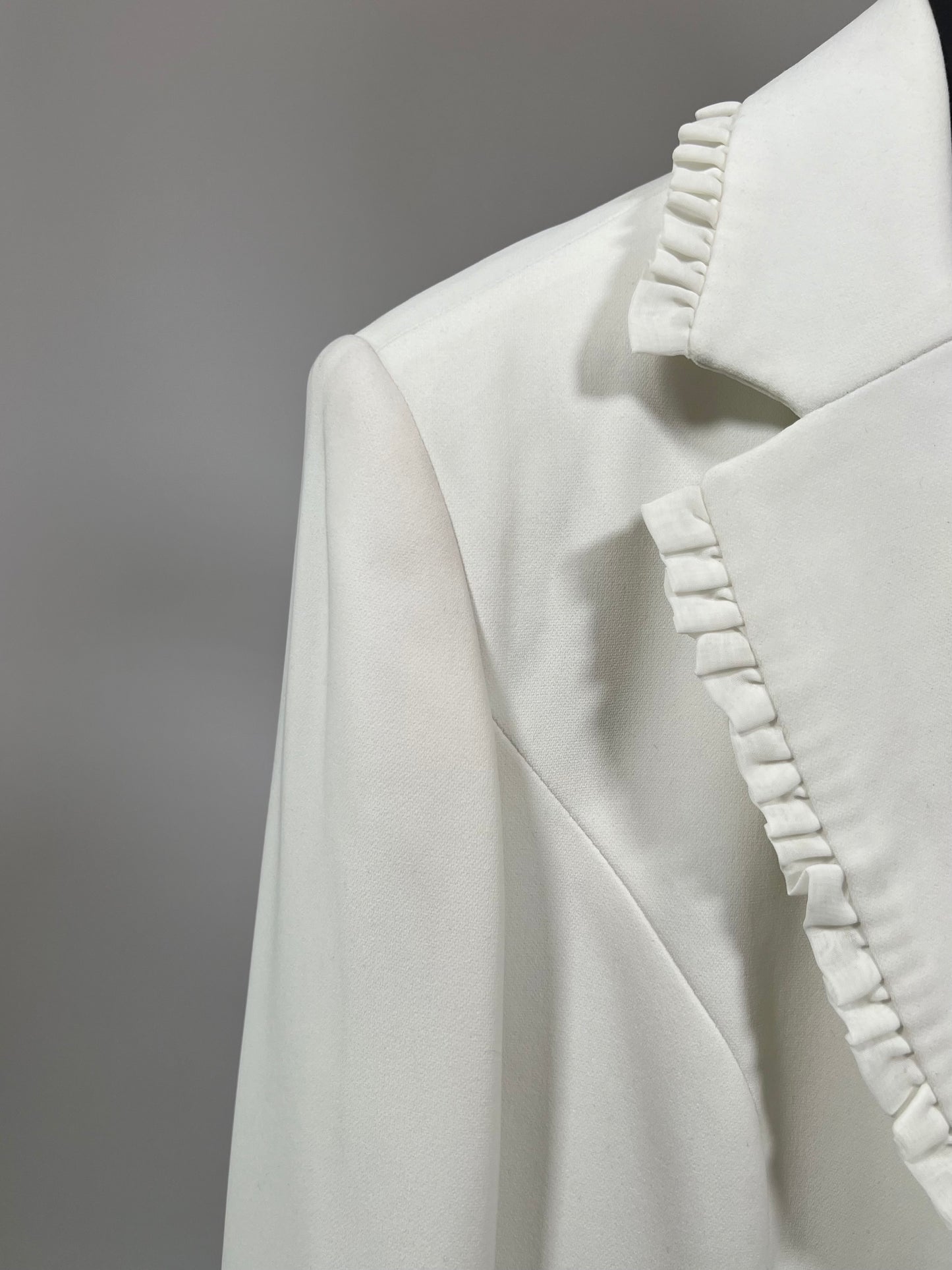 Blazer blanc cintrée