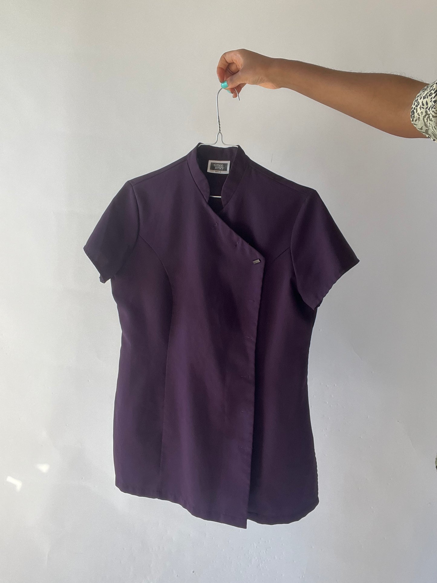 Chemise/veste vintage violette