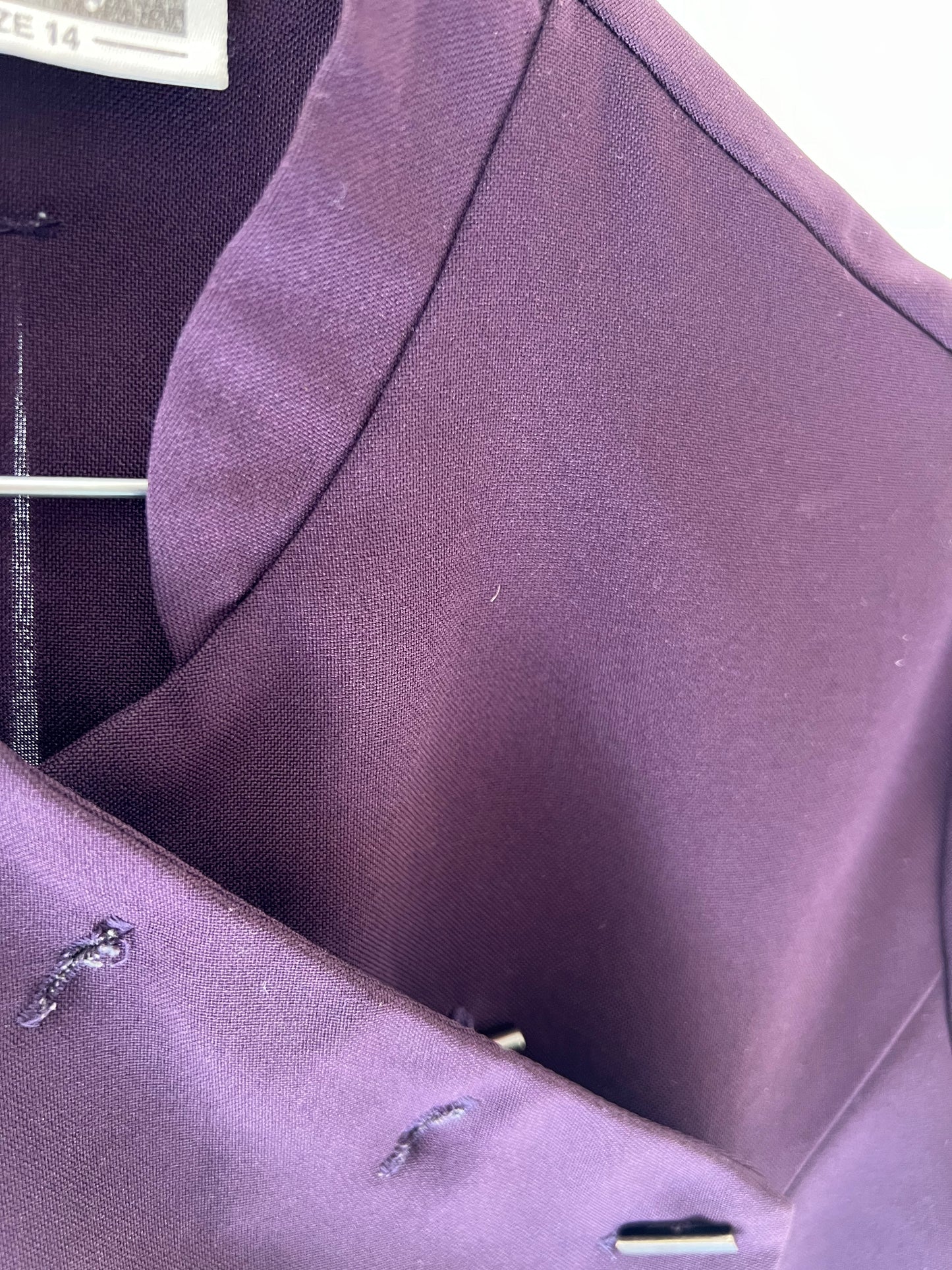 Chemise/veste vintage violette