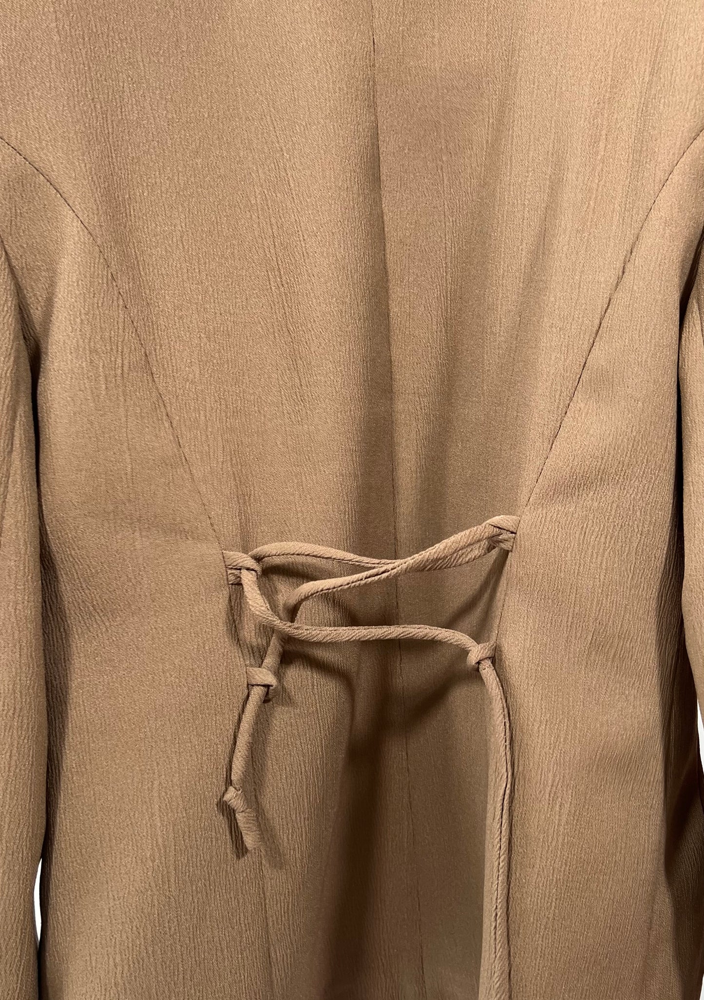 Blazer vintage marron cintré