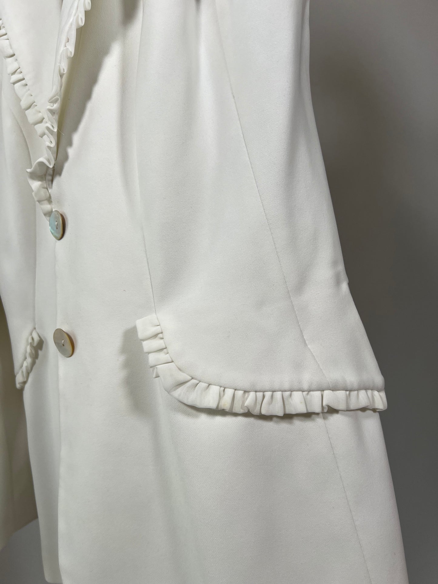 Blazer blanc cintrée