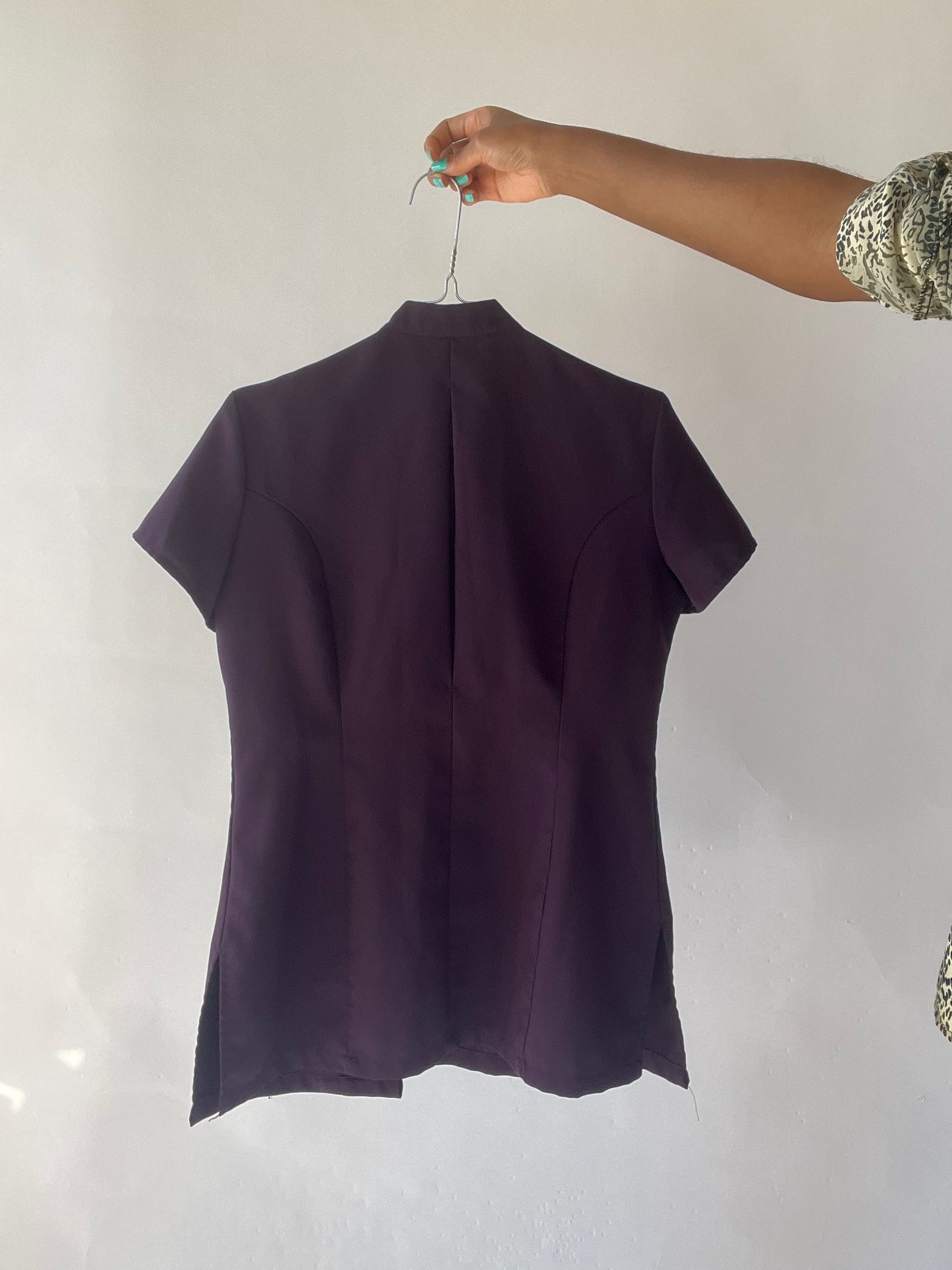 Chemise/veste vintage violette