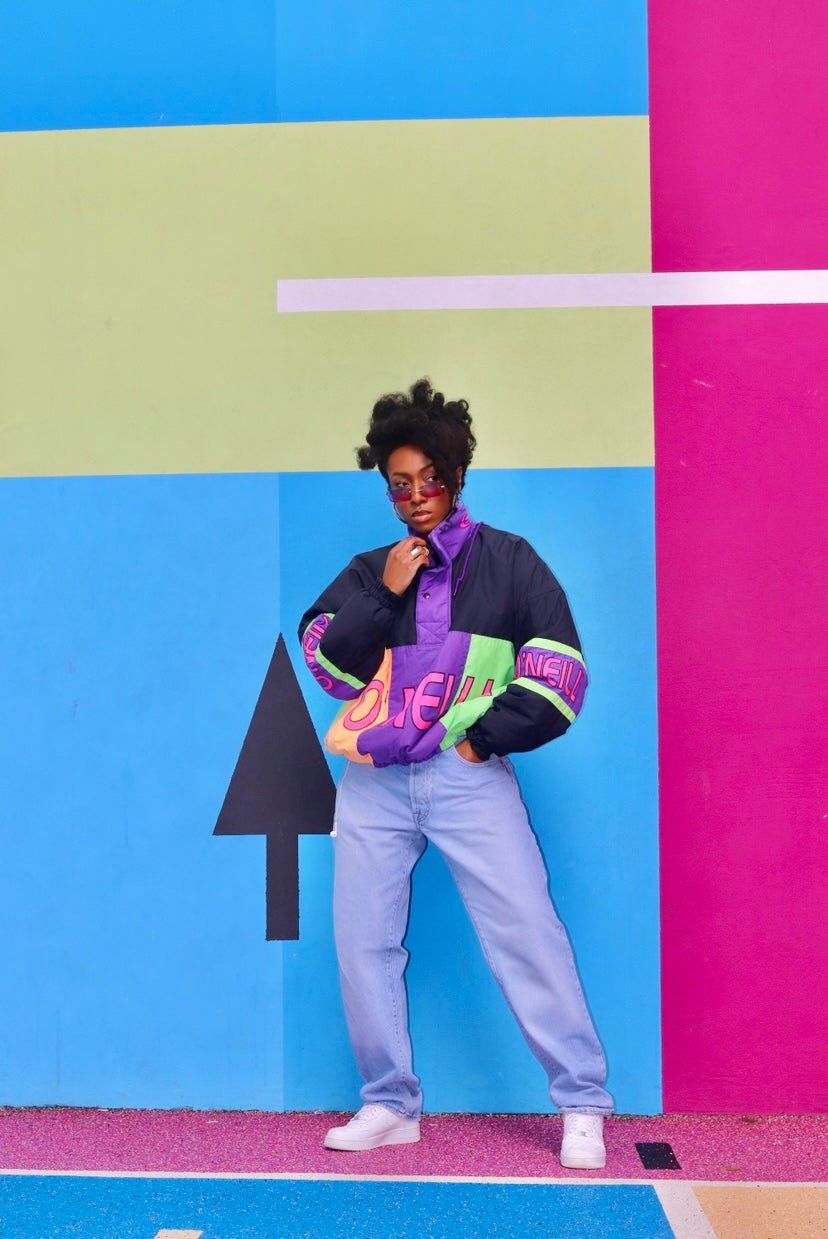 Doudoune coloré mixte
