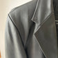 Veste en cuir noir
