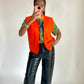 Veste sans manche orange