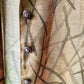Chemise vintage kaki à motif irisé