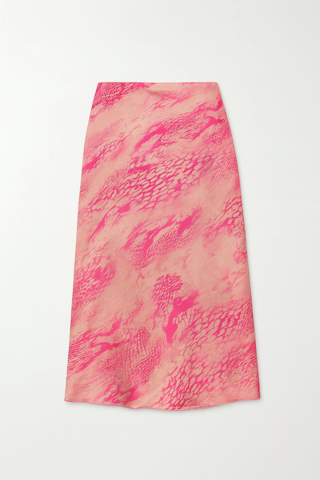 Jupe vintage rose à motif