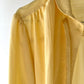 Chemise vintage jaune pastel