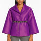 Cape vintage violet-mauve irisée