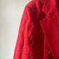Blazer vintage croisé rouge