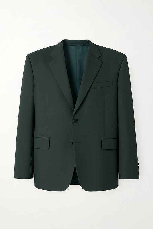 Blazer oversize vert sapin