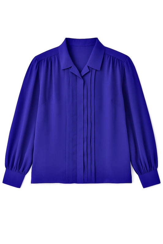 Chemise vintage violette