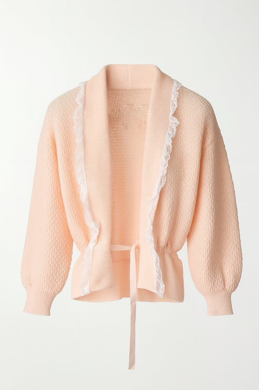Gilet vintage rose pale