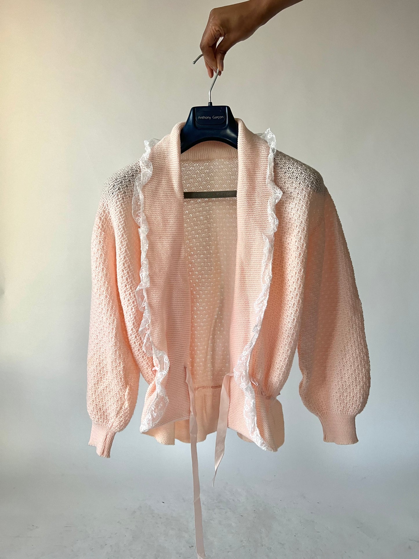 Gilet vintage rose pale