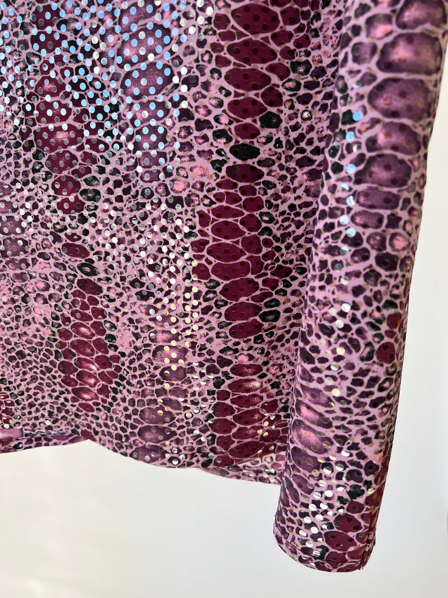 Top à sequin mauve