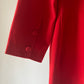 Blazer vintage croisé rouge