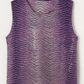 Top vintage à sequin lila