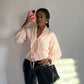 Gilet vintage rose pale