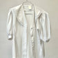 Chemise vintage blanche manche bouffante