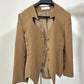 Blazer vintage marron cintré
