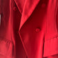 Blazer vintage croisé rouge