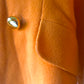 Blazer vintage croisé orange en laine