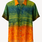 Chemise vintage colorée à motif