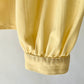 Chemise vintage jaune pastel