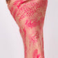 Jupe vintage rose à motif