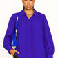 Chemise vintage violette
