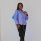 Veste croisé vintage lila