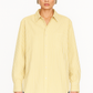 Chemise oversize jaune à rayure
